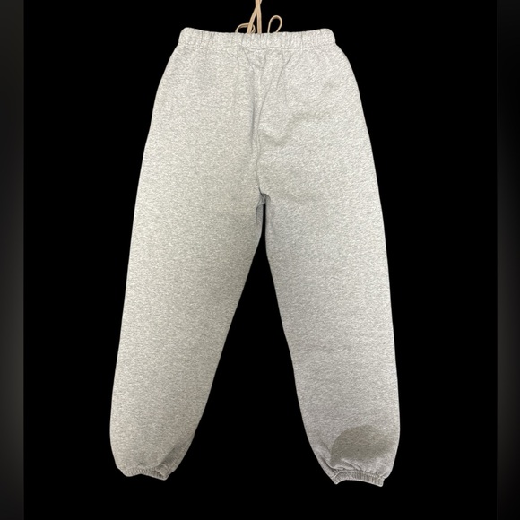 Essentials Heather Grey Jogger Sweatpants Size: Small NWT - Picture 3 of 8